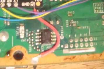 Place the PCB directly onto the bottom solder points of the Xbox360 onboard NAND flash and make sure it is even on the surface of the mainboard.