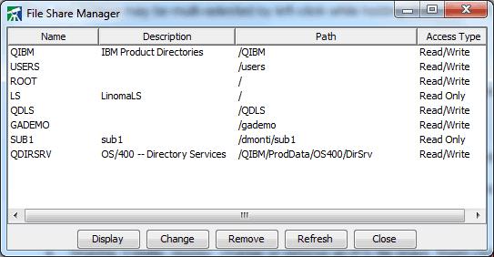 The IFS can be explored by either double clicking the IFS folder in the Surveyor/400 tree, or opening the IFS Explorer by right-clicking on the iseries, or any IFS folder.