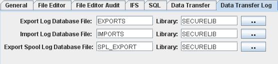 export (download) database records from the iseries to their workstation or IFS. Indicates if a user can export data through an authorized File Layout.