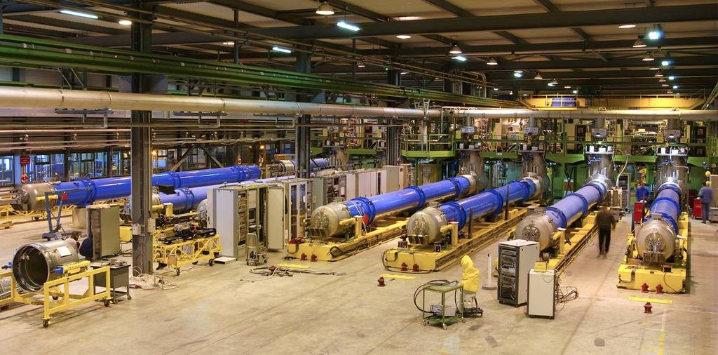 SM18 Test Facility With 12 test benches & Cryogenic infrastructure Testing of first series magnets: early