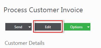 Selling Items Sage One Invoicing allows you to edit your customer and supplier invoices once it