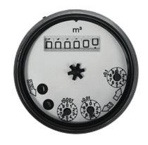 Front Panel and Type Plate Contents EW70 Series water meters with a mechanical counter have additional typeplates which are attached to the side of the counter housing.