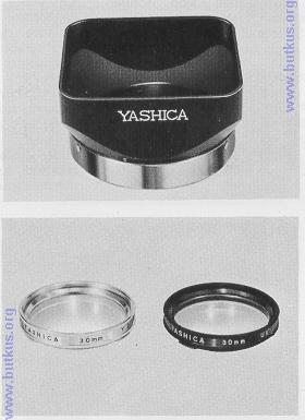 LENS HOOD (30 mm bayonet type) Use of lens hood is recommended for subjects in bright light, sea or snow scenes, and