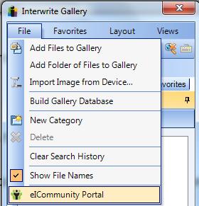 From within ei Community hover over Resources and click Search Resources.