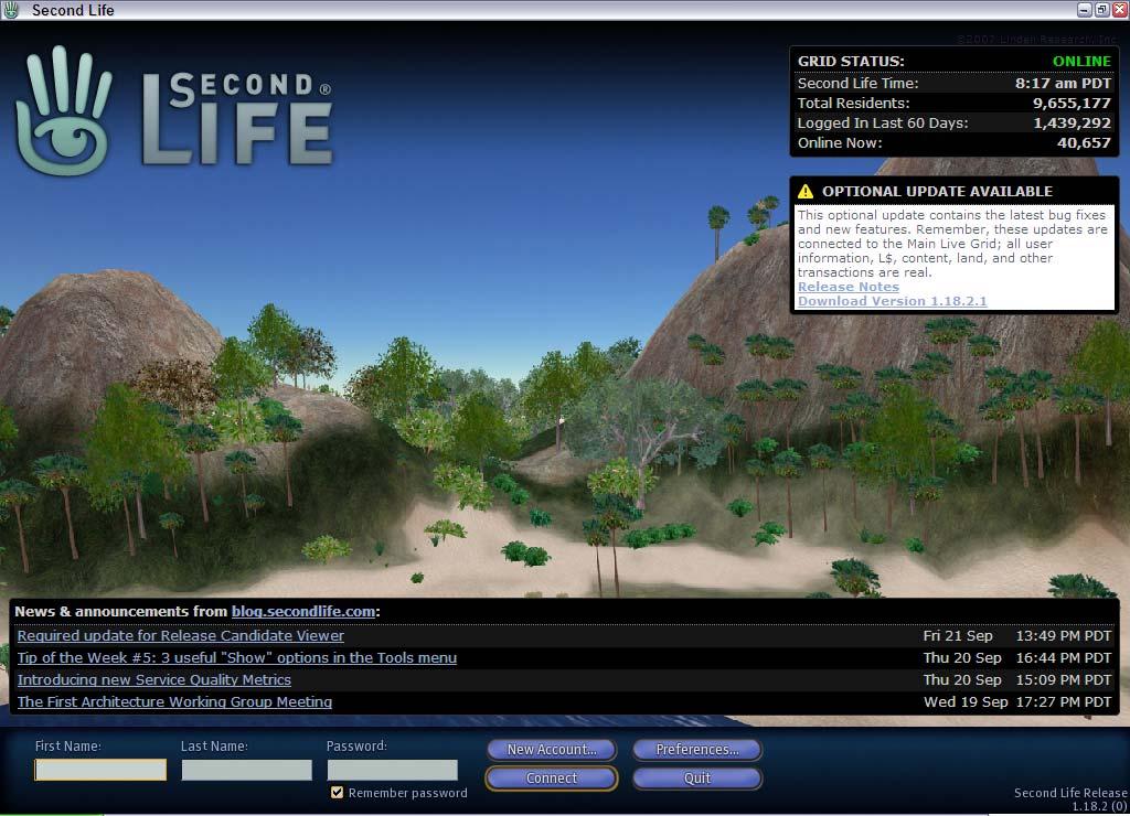 10 Adjusting Your Second Life Profile Once you have activated your Second Life account and have installed the viewer software, you are now ready to log in to Second Life and make a few adjustments to
