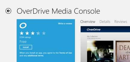 Download the OverDrive Media Console App Start by turning on your Windows 8 Device and follow
