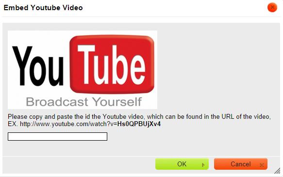 CWU Content management System (CMS) User Guide 45 2. The Youtube url example is shown below. Please only select the text after v= and paste in the box below.