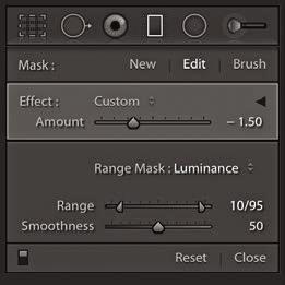 For example, if you apply a localized adjustment and the Color Range Mask option is selected (Figure 1), you can add a mask to the localized adjustment based on a sampled color.