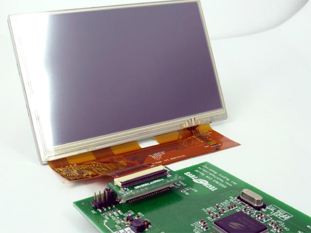 2.2 5 TFT panel TY500TFT800480 The TFT panel (model # TY500TFT800480) is a 5 WVGA 262k color LCD module of 800x480 pixels with touch panel