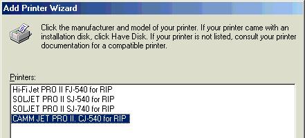 Although the setup menu appears automatically, click [X] button to exit the menu. Go to the [Start] menu, click [Settings] - [Printers]. Double-click on the [Add Printer] icon.