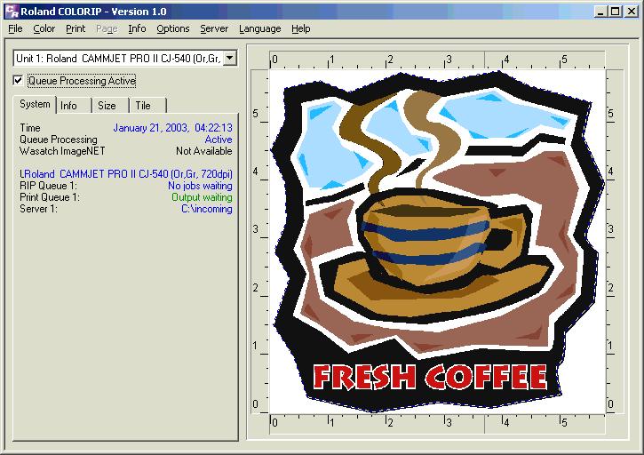 4- Contour Cutting can extract cutting paths from PostScript jobs created in Corel Draw, Adobe Illustrator and QuarkXpress.