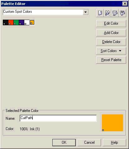 Corel Draw 9 users will find this option under [User Defined Inks]. To create a new spot color, click on [Add Color]. When the [Select Color] window opens, click on the [Mixers] tab.