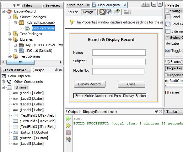 Example 1: Design of Application in NetBeans