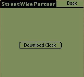 By using the stylus pen and pressing the Clear MMU Logs the Streetwise Partner clears the MMU Logs. 3.17.5 Download Real-Time Clock 1.