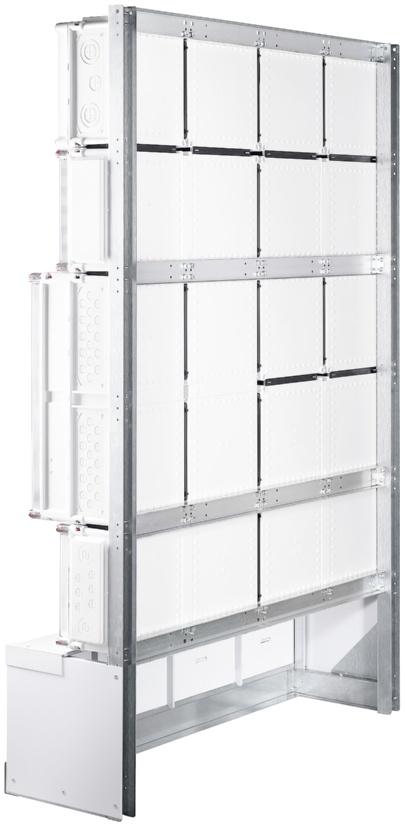 ALPHA 8HP Molded-Plastic Distribution Systems Accessories Support rack More information Order numbers of the complete cable space Order No. of complete cable space cover Order No.