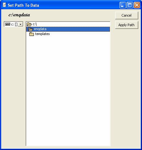 Introduction 7 1. Set the drive letter to the drive containing the data. 2. Double-click the folder in that drive that contains the data. 3. The full path will appear at the top of the window. 4.