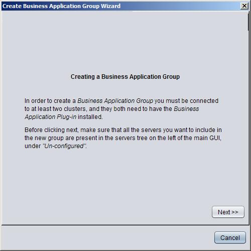 Other Administrative Tasks added to a Business Application Group. Add the appropriate servers to a Business Application Group to monitor or manage servers with a common function or purpose as a group.