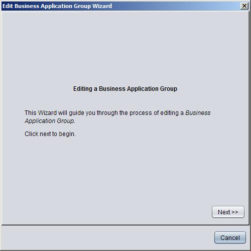 Administrator's Guide Figure 132: Edit Business Application Group