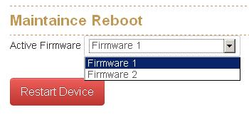 You can reset the configuration of the switch on this page. Only the IP configuration is retained.