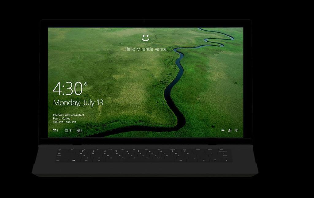 Windows Hello Who doesn t like a friendly hello? Your Windows 10 device greets you by name and lights up in your presence an experience guaranteed to make you smile every time.