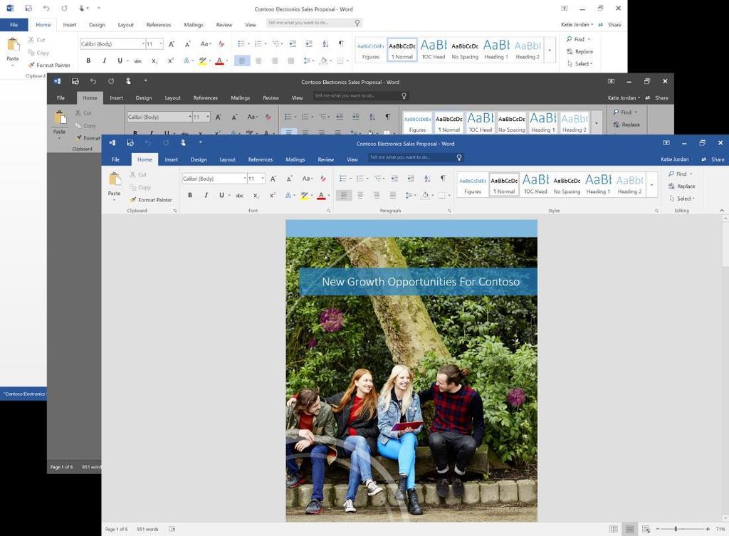 Word PowerPoint Excel OneNote Outlook Access Publisher Changing your Theme 1. On the File menu of any Office 2016 application, select Account. 2. From the Office Theme list, select the theme you want to apply.