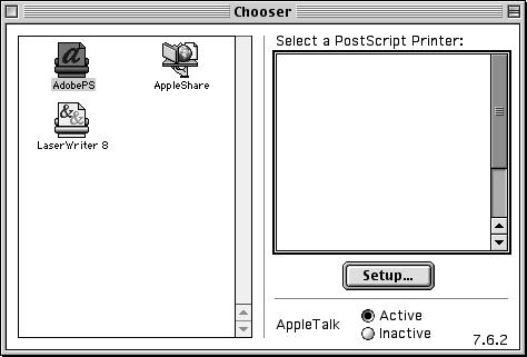 Operation on Macintosh Computers 4.