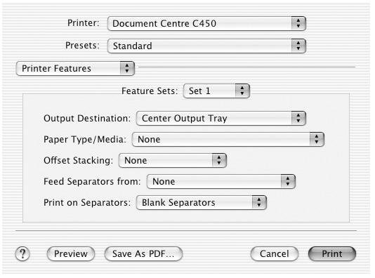 On the File menu of the current application, click [Print].