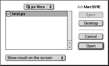 Operation on Macintosh Computers Activating the Fuji Xerox PS Utility 1. Double-click [Fuji Xerox PS Utility] in the Fuji Xerox PS Utility folder. The Fuji Xerox PS Utility main window appears.