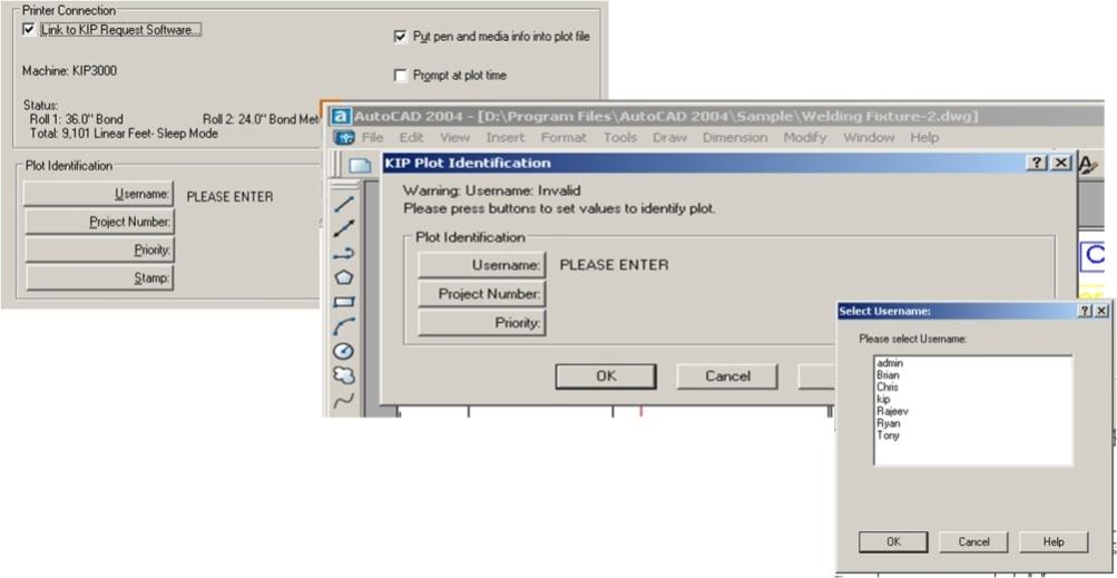 If KIP Track is turned on during install of the KIP AutoCAD Driver at