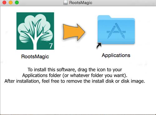 D. Installing RootsMagic If you see a message that says, Image not recognized or The document RootsMagic-
