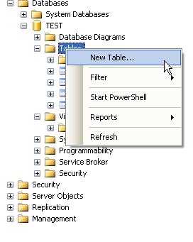 Create Tables using the Designer Tools in SQL Server Even if you can do everything using the SQL language, it is sometimes easier to