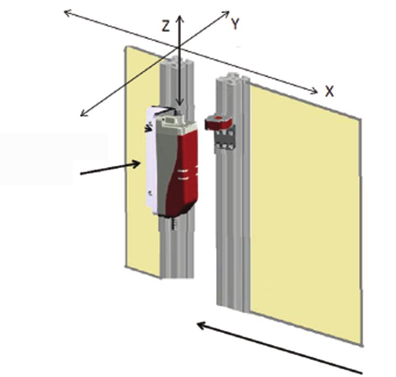 Appendix B Typical Installations Switch Mounted Parallel to Hinge Axis The X and Y positions can be adjusted using the slotted holes of the mounting bracket and appropriate selection of the three