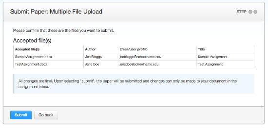 upload Cut and Paste Submissions The cut and paste submission option allows users to submit information from