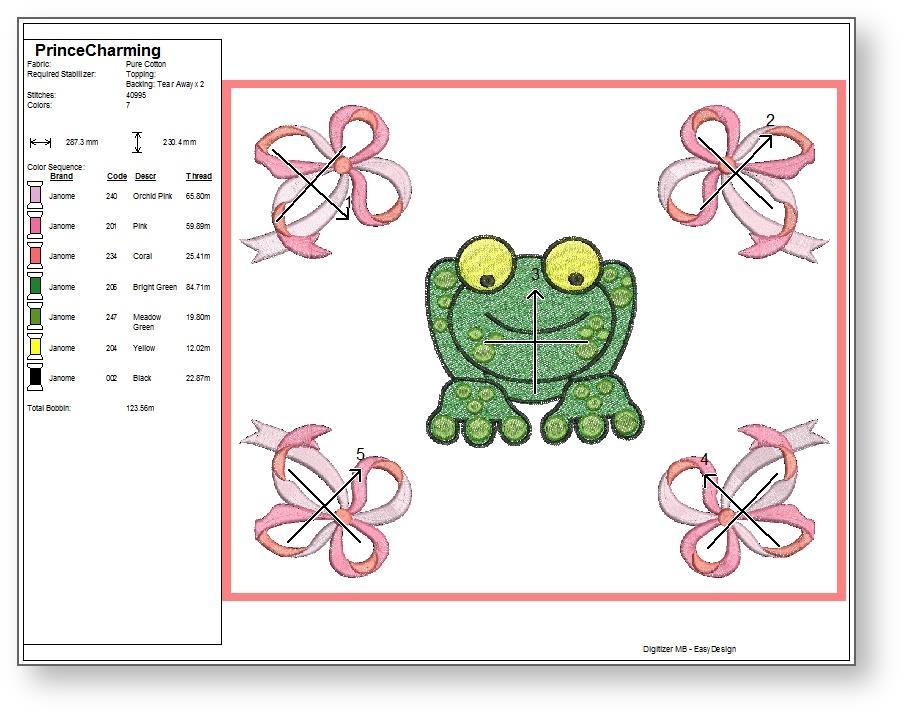 Print layouts PRINT LAYOUTS You can sew embroidery out by sending the design directly to a sewing machine or saving it to removable media and stitching out using a layout template and the cloth