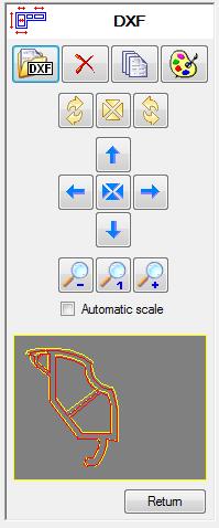 «Zoom» button: This button displays a window that contains a mini magnified view of the area of the image under the mouse cursor. This option facilitates the measurement operations.