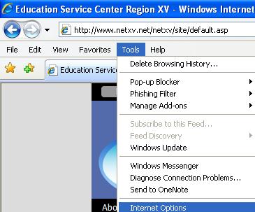 TxEIS on Internet Explorer 8 General Set Up Recommendations: Several modifications will need