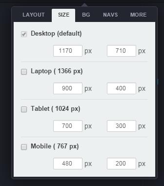 Configure mobile settings JSN EasySlider gives you the ability to control how your slider and slide items will look like on desktop, laptop and mobile devices.
