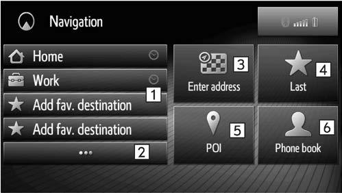 1. BASIC INFORMATION BEFORE BEFORE OPERATION OPERATION 1. QUICK REFERENCE Navigation MENU SCREEN To display the Navigation menu screen, press the MEDIA button.