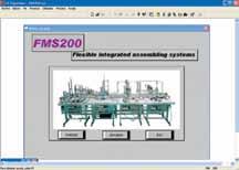 SAI0048 SCADA application FMS-200 FMS-200 application for autosim-200 We have a 3D application where users can simulate, supervise and control FMS-200 from an autosim