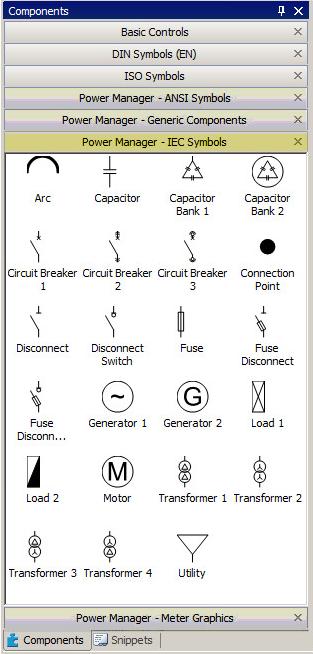 Graphics Power Manager IEC Symbols 2015