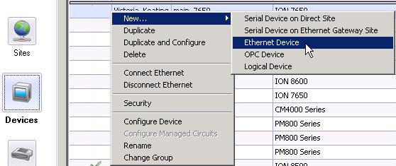 Sharing data between applications 2. Click Devices in the left pane. A list of devices in your system appears. 3.