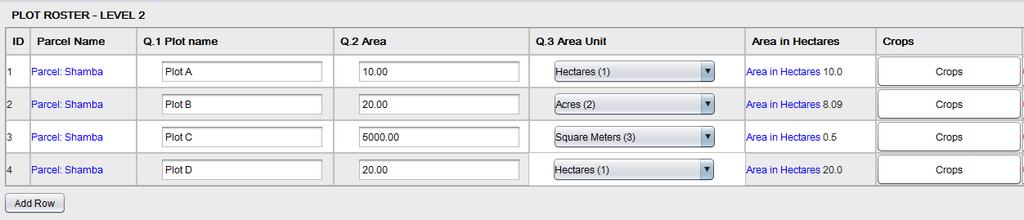 3 Selecting Plot with Largest Area In this example, we want to list all the plots owned by a household and check if the SQL command used to calculate and display the largest plot of land works as