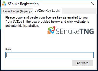 Setting Up SEnuke TNG First Time When you start SEnuke for the first time you will be greeted by the registration form: If you purchased before late January 2018 you will most likely have been sent