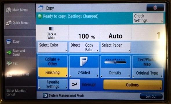 Canon Multifunction Copier FACULTY/STAFF Quick Guide Need help? Send text or email to ithelp@catawba.