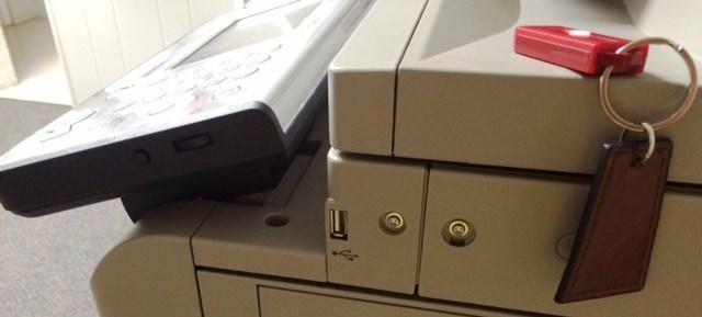 docx) format Look on the upper right side of copier near user panel for USB port make sure that your USB memory media is