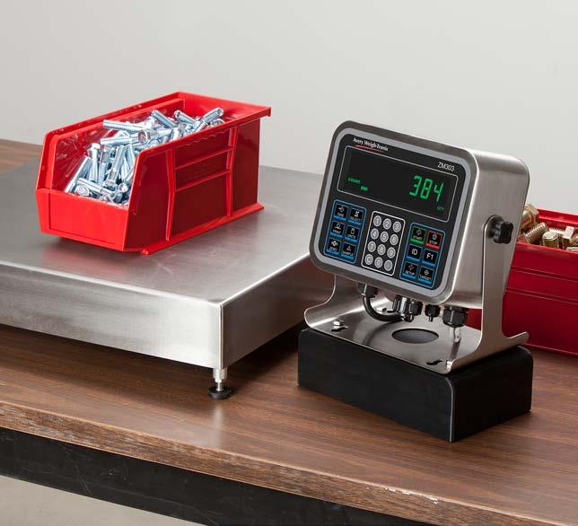 Counting Routines The ZM303 can be utilized with floor scales or bench scales to establish the quantity of pieces being placed into a box or the quantity already in the box for inventory management.