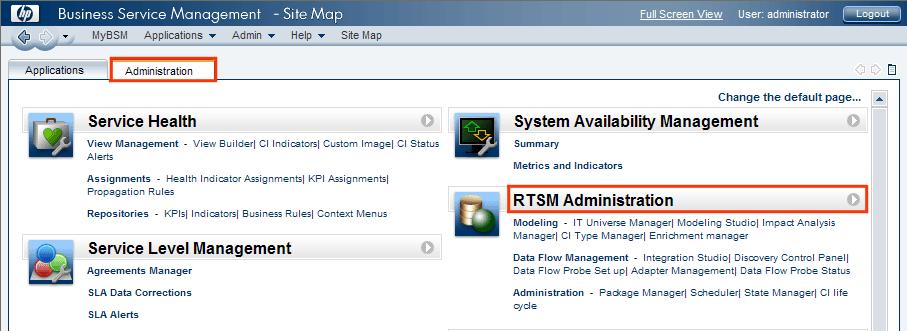 BSM Server To deploy the topology model views for the IBM Application Server Content Pack, follow these steps: 1.