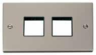Architrave Switch Plates (Unfurnished) 471 1 Gang MiniGrid Unfurnished Architrave Plate - 1 Aperture