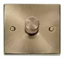 & Polished Chrome The dimmer modules are supplied separately to the plates.