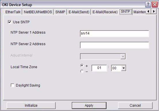 SNTP Tab In this Tab, you can configure SNTP related items. ITEM Use SNTP NTP Server 1 Address NTP Server 2 Address COMMENTS Enable/disable SNTP (Simple Network Time Protocol).